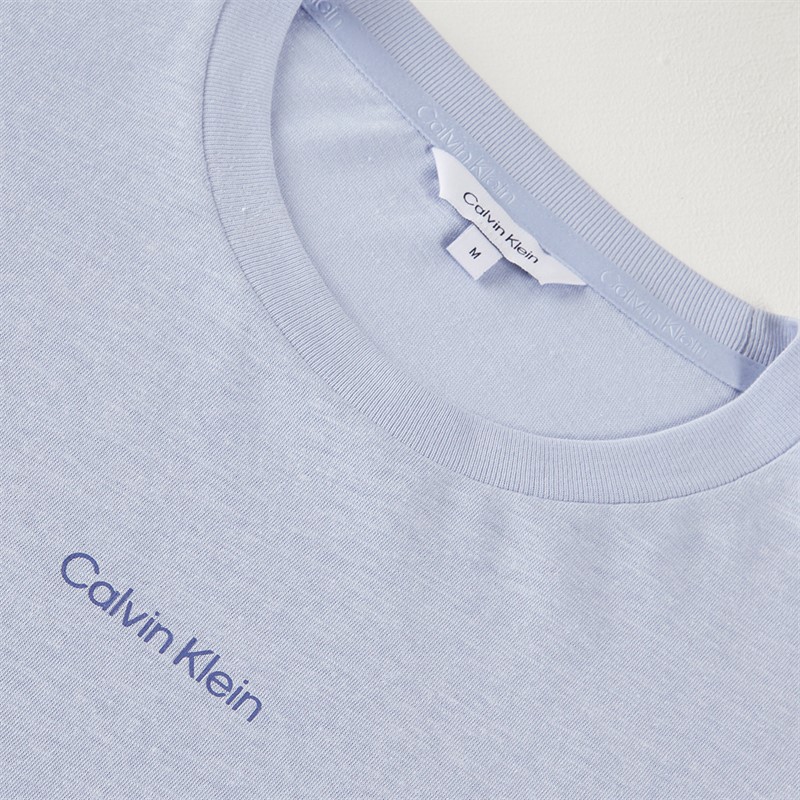 Calvin Klein Mens Crew Neck T-Shirt Dusky Cornflower