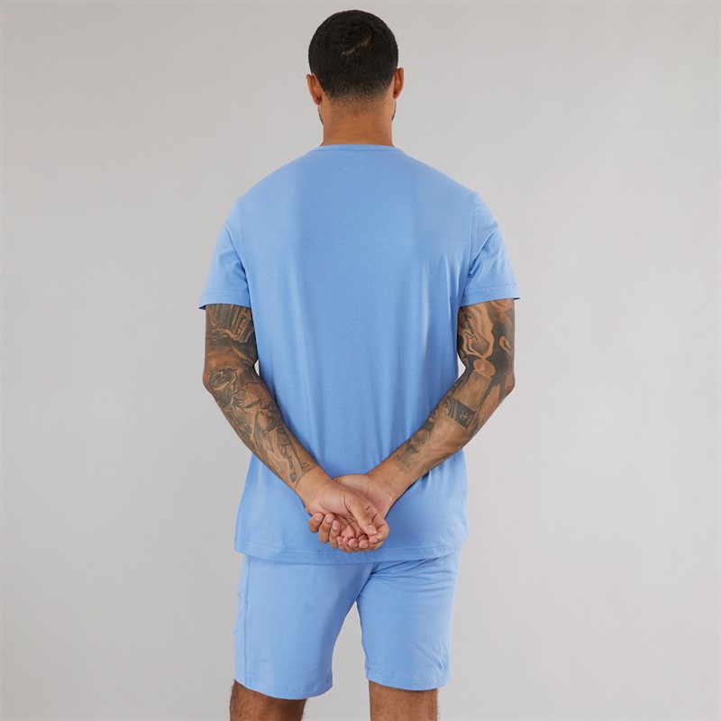 Calvin Klein Mens T-Shirt And Shorts Set Glacier