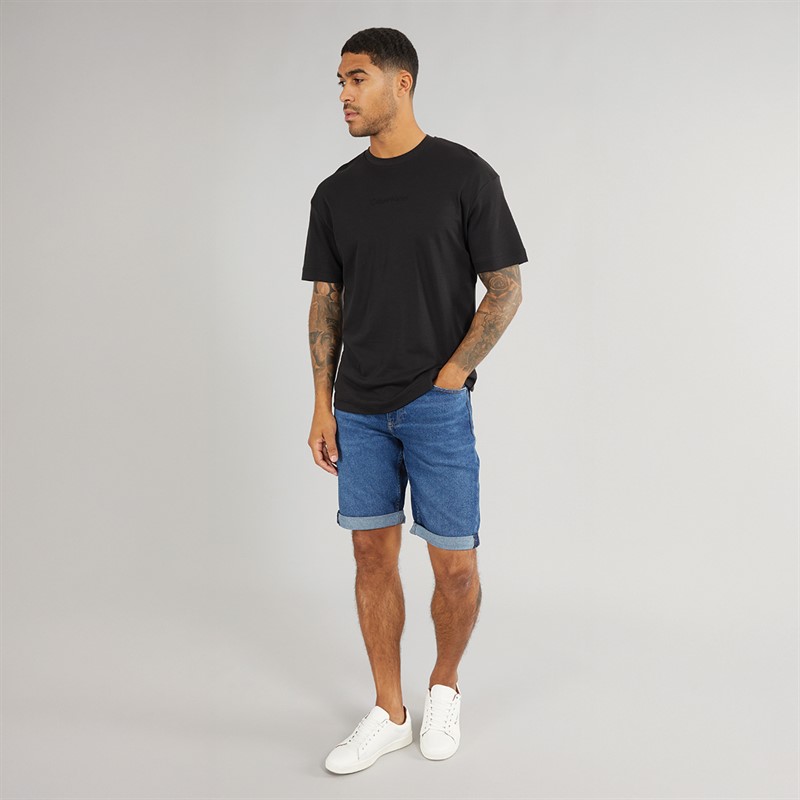 Calvin Klein Mens Interlock T-Shirt CK Black