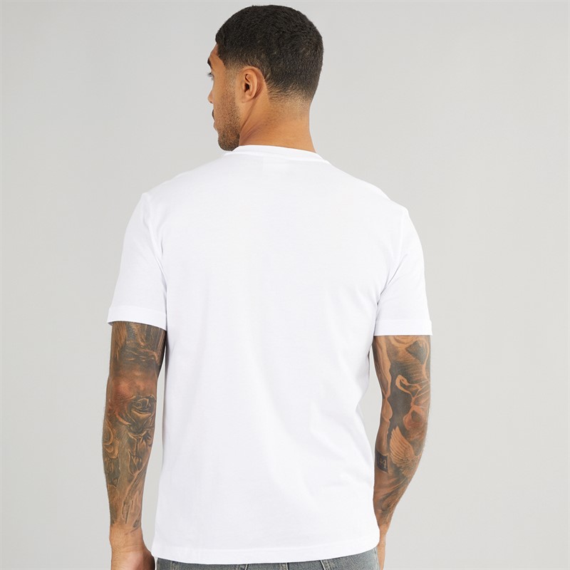Calvin Klein Mens Enlarged Logo T-Shirt Bright White
