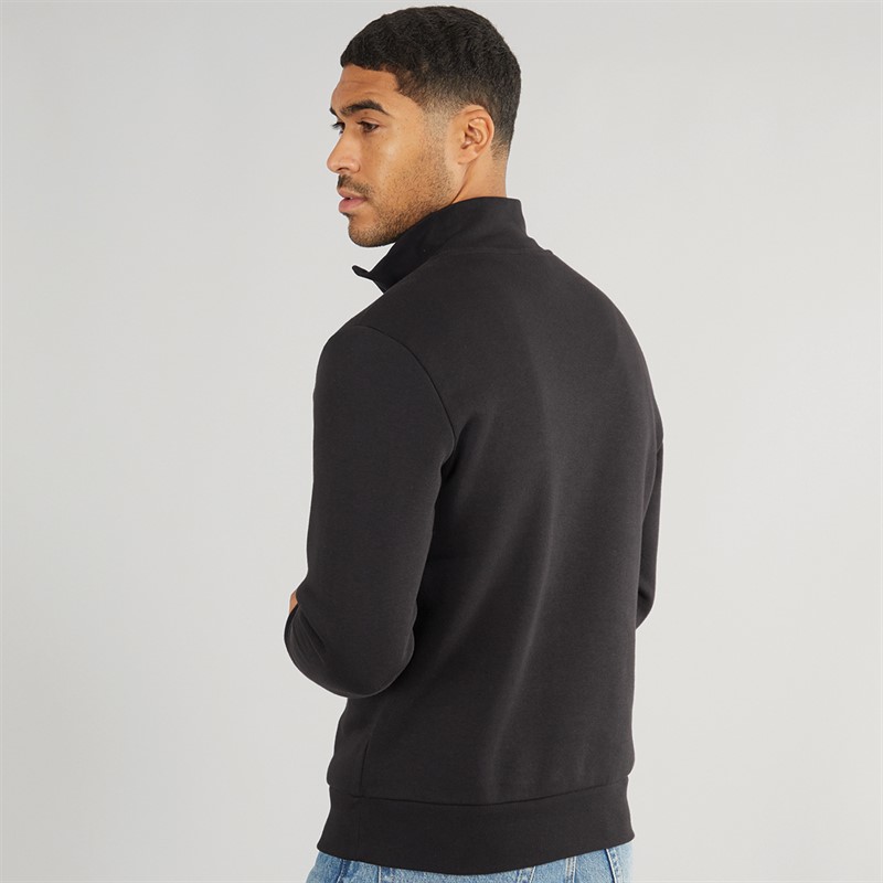 Calvin Klein Mens NY Chest Box Logo Sweatshirt CK Black