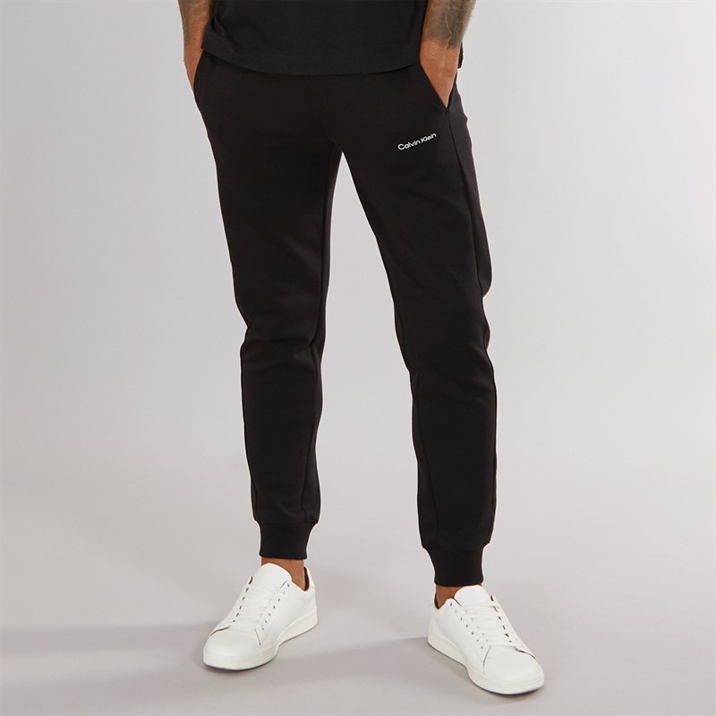 Calvin Klein Mens Micro Logo Repreve Joggers CK Black - Size XL