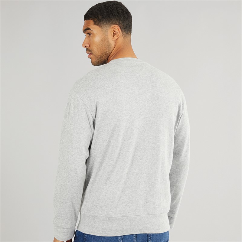 Calvin Klein Mens Long Sleeve Sweatshirt Medium Grey Heather