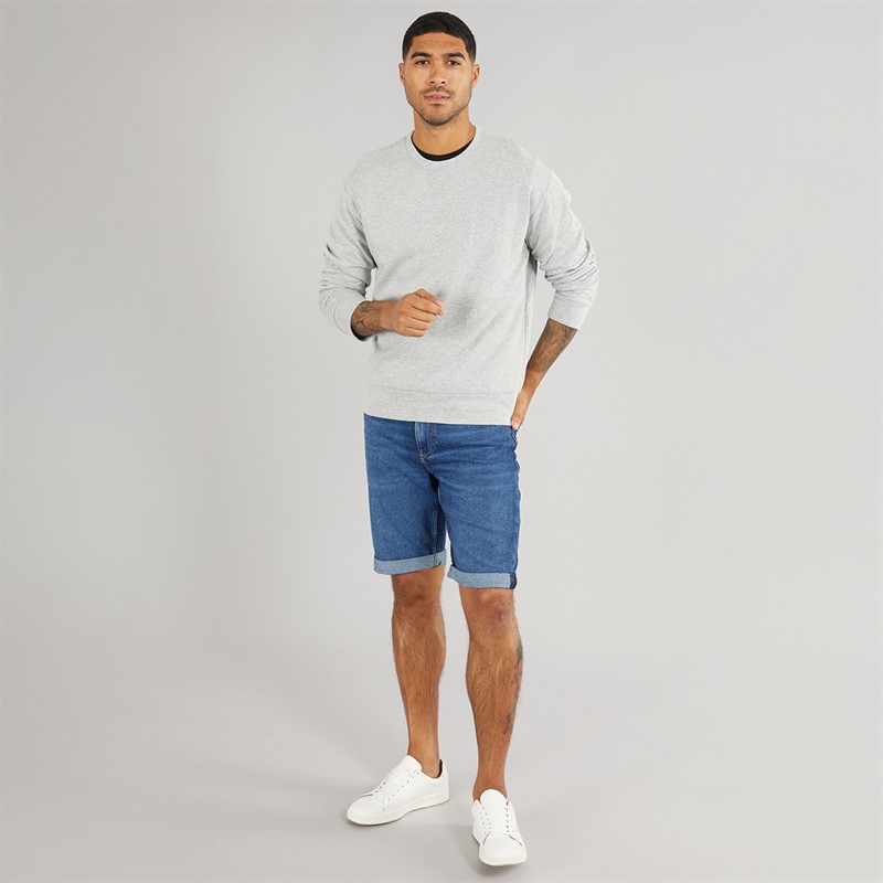 Calvin Klein Mens Long Sleeve Sweatshirt Medium Grey Heather