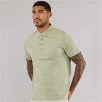 Calvin Klein Mens Supima Chest Emblem Polo Tea