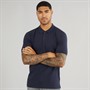 Calvin Klein Mens Thermo Pique Polo Dark Sapphire