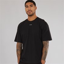 Calvin Klein Mens Nano Logo Interlock T-Shirt CK Black