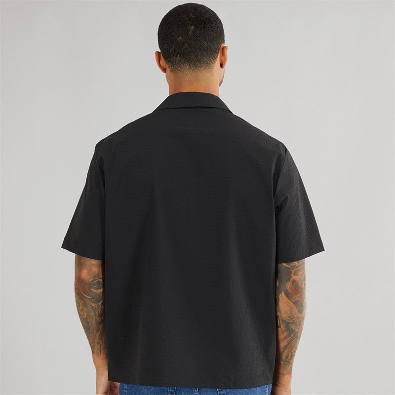 Calvin Klein Mens Short Sleeve Shirt PVH Black