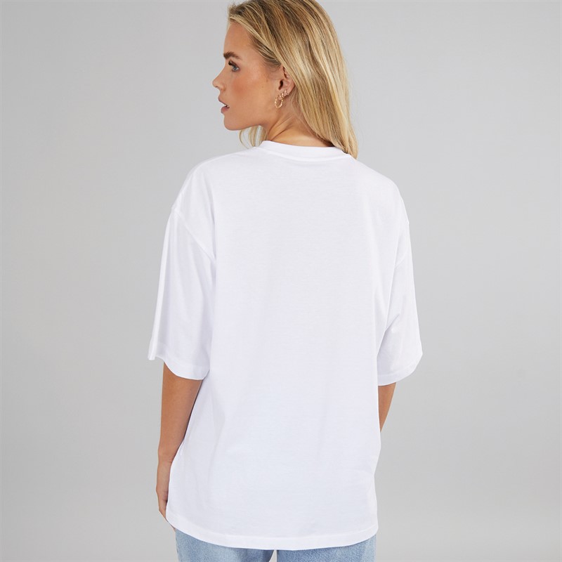 Calvin Klein Jeans Womens Logo T-Shirt Brilliant White