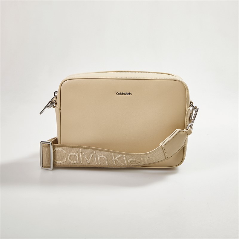 Calvin Klein Womens Small Crossbody Bag Crockery