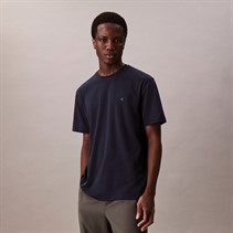 Calvin Klein T-shirt Homme Supima Poitrine Bleu Saphir Foncé