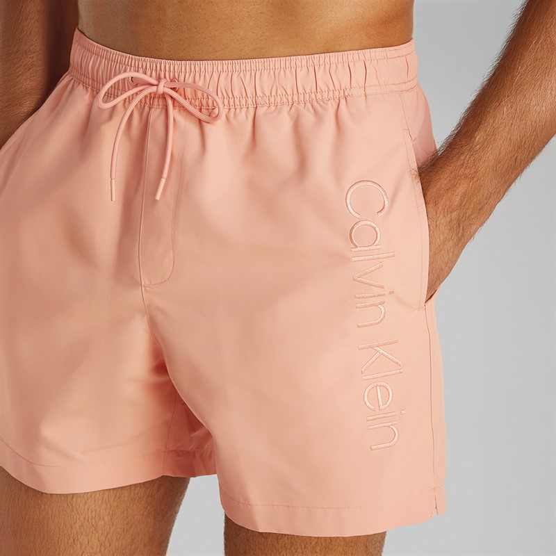 Calvin Klein Short de bain Homme Pêche Vintage