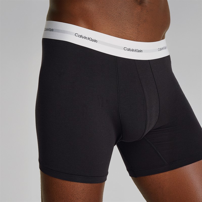 Calvin Klein lot de Trois Caleçons Boxers Homme Noir/Noir/Noir