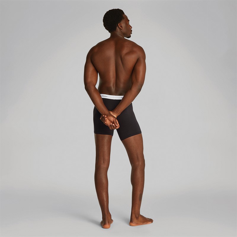 Calvin Klein lot de Trois Caleçons Boxers Homme Noir/Noir/Noir