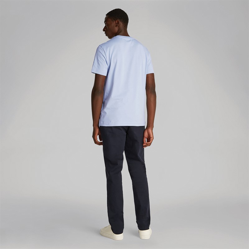 Calvin Klein Heren Logo T-Shirt Zen Blauw