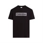 Calvin Klein T-shirt texturé brodé Homme CK Noir