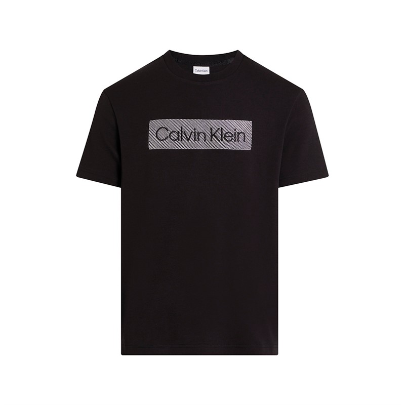 Calvin Klein T-shirt texturé brodé Homme CK Noir - Taille S