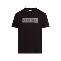 Calvin Klein T-shirt texturé brodé Homme CK Noir