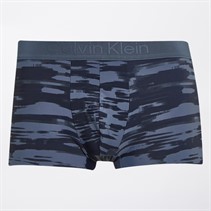 Calvin Klein Herre Trusser Lav Talje Stribet Print Bank Blue