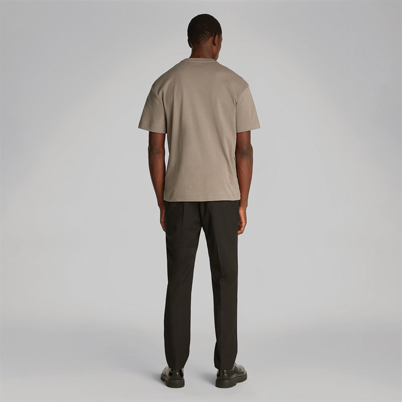 Calvin Klein Heren Nano Logo Interlock T-Shirt Fossil