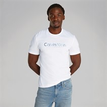 Calvin Klein T-shirt Logo Homme Blanc Vif