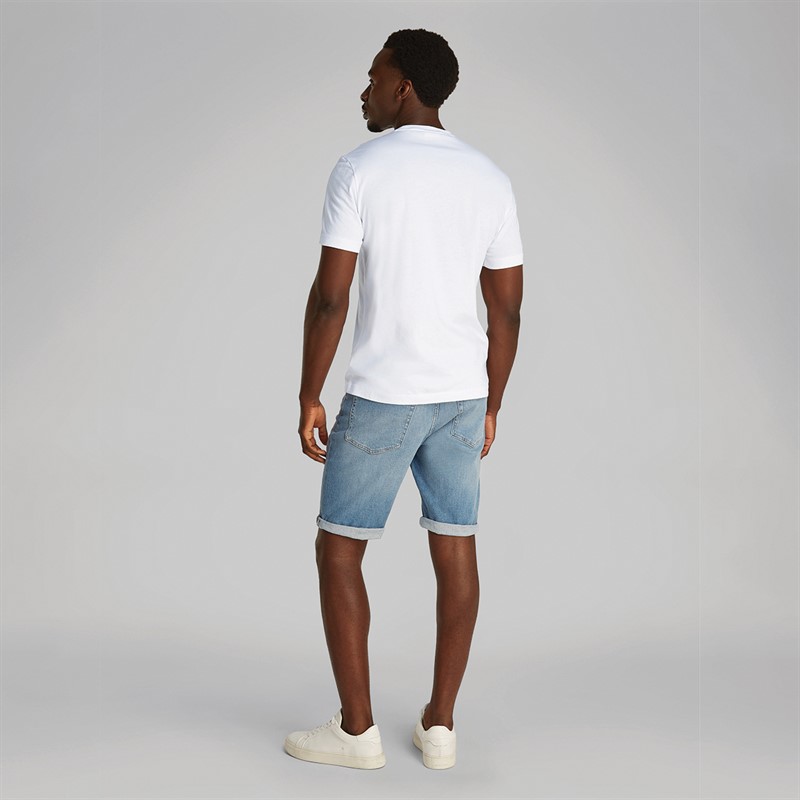 Calvin Klein T-shirt Logo Homme Blanc Vif