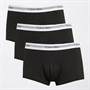Calvin Klein Herren 3er-Pack Hüft Tief sitzende Boxershorts Schwarz / Schwarz / Schwarz