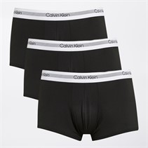 Calvin Klein Herre Tre Pak Lav Talje Trunks Sort / Sort / Sort