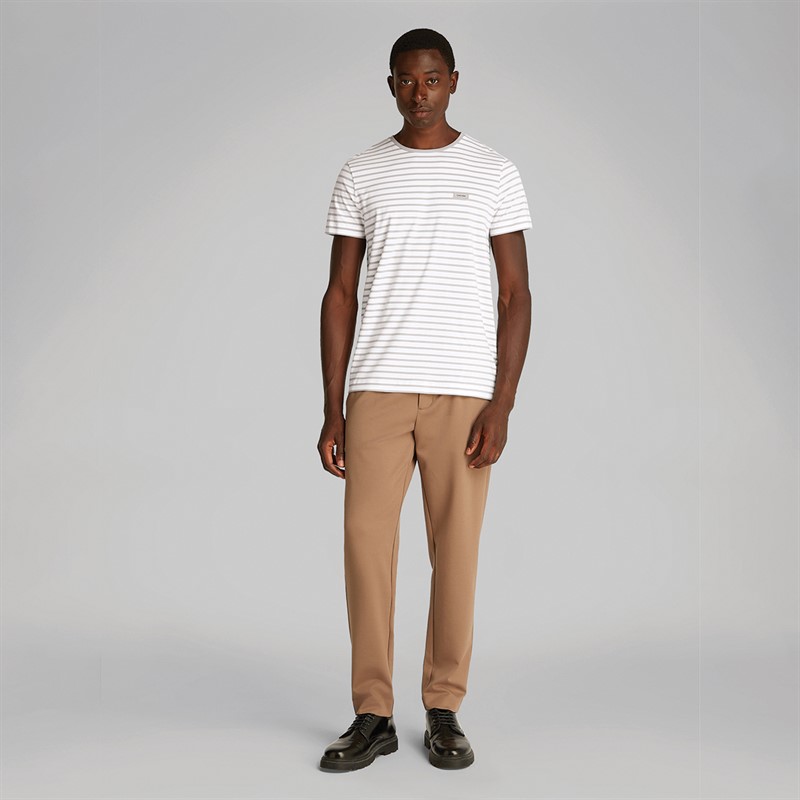 Calvin Klein Heren Slim Gestreepte T-Shirt K10K1141770K6