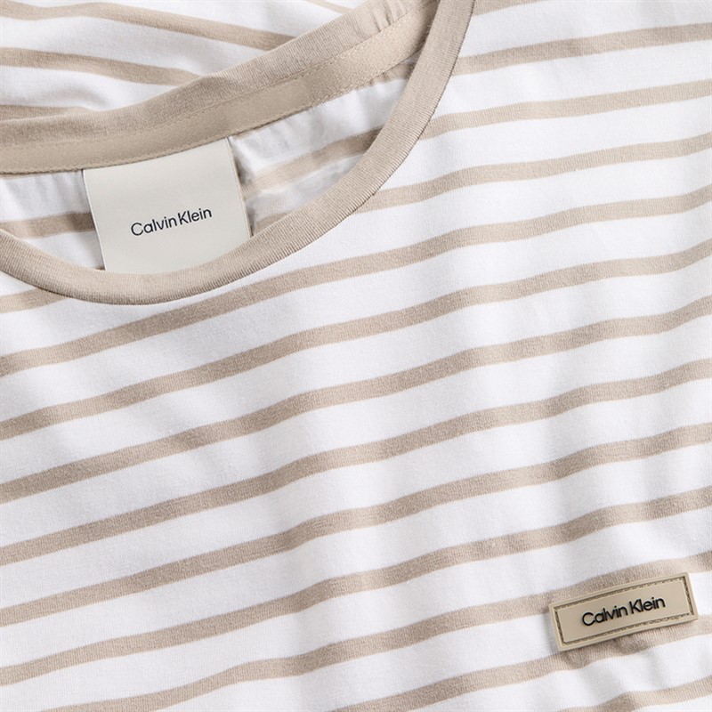 Calvin Klein Heren Slim Gestreepte T-Shirt K10K1141770K6
