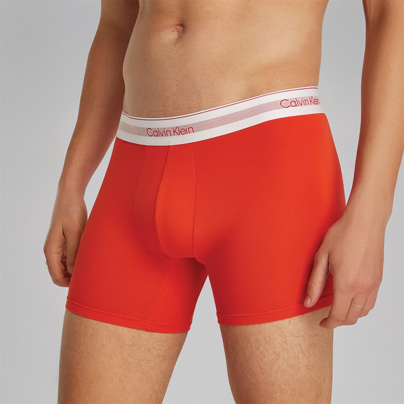 Calvin Klein lot de Trois Boxers Homme - Cendré/Noir/Lime Kewl