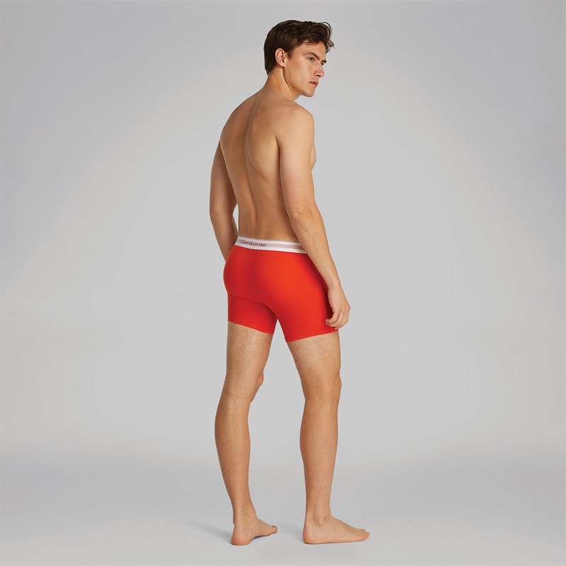 Calvin Klein lot de Trois Boxers Homme - Cendré/Noir/Lime Kewl