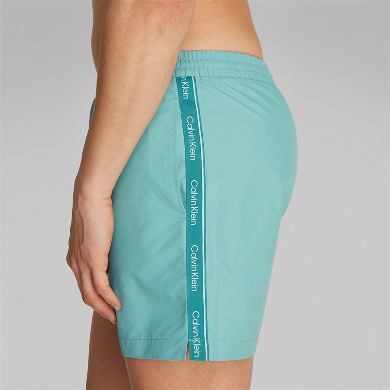 Calvin Klein Short de Bain Homme Saltwater Aqua