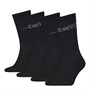 Calvin Klein Mens Four Pack Stripe Socks Black