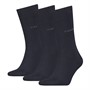 Calvin Klein Mens Three Pack Socks Navy