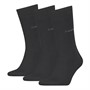 Calvin Klein Mens Three Pack Socks Black