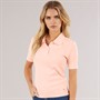 Calvin Klein Womens Rib Polo Shirt Cloud Pink