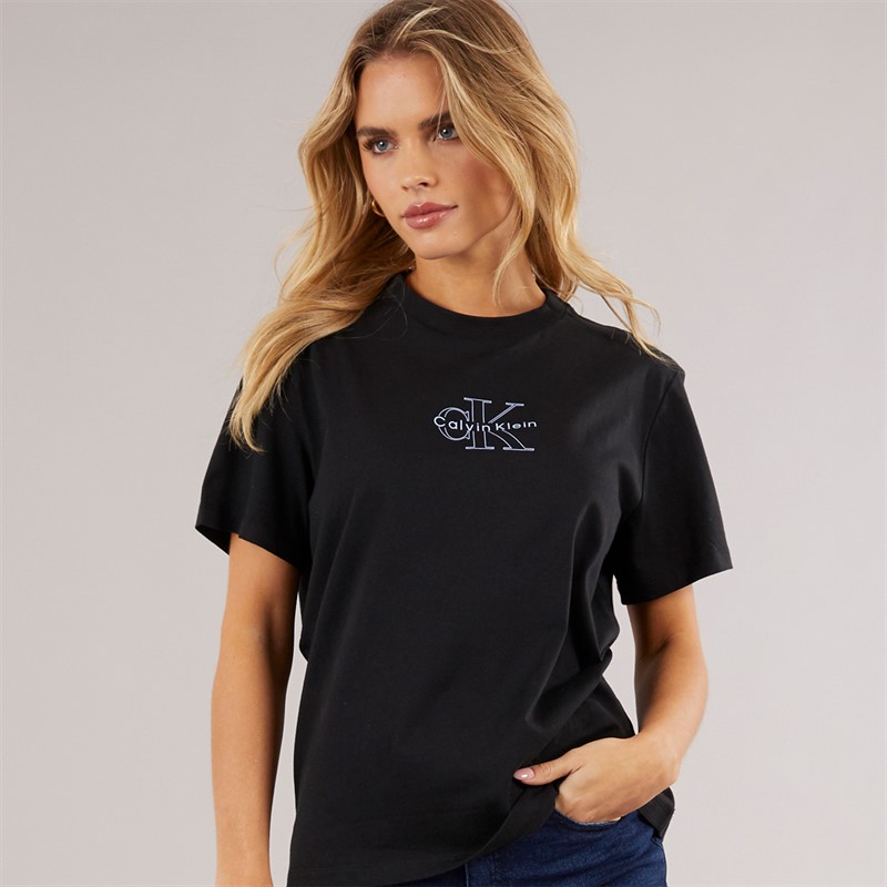 Calvin Klein Womens Classic Fit T-Shirt Black