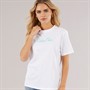 Calvin Klein Womens Classic Logo T-Shirt Brilliant White