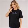 Calvin Klein Womens Classic Logo T-Shirt Black
