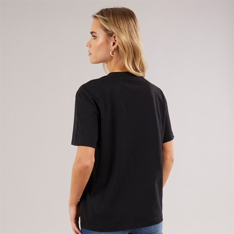 Calvin Klein Womens Classic Logo T-Shirt Black
