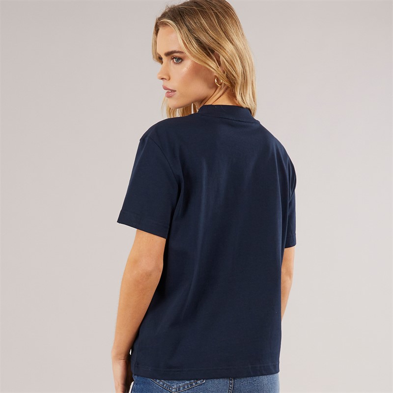 Calvin Klein Womens Classic Logo T-Shirt Dark Sapphire