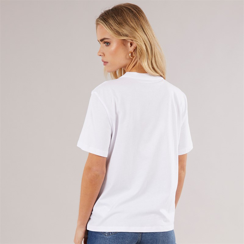 Calvin Klein Womens Classic Fit T-Shirt Brilliant White
