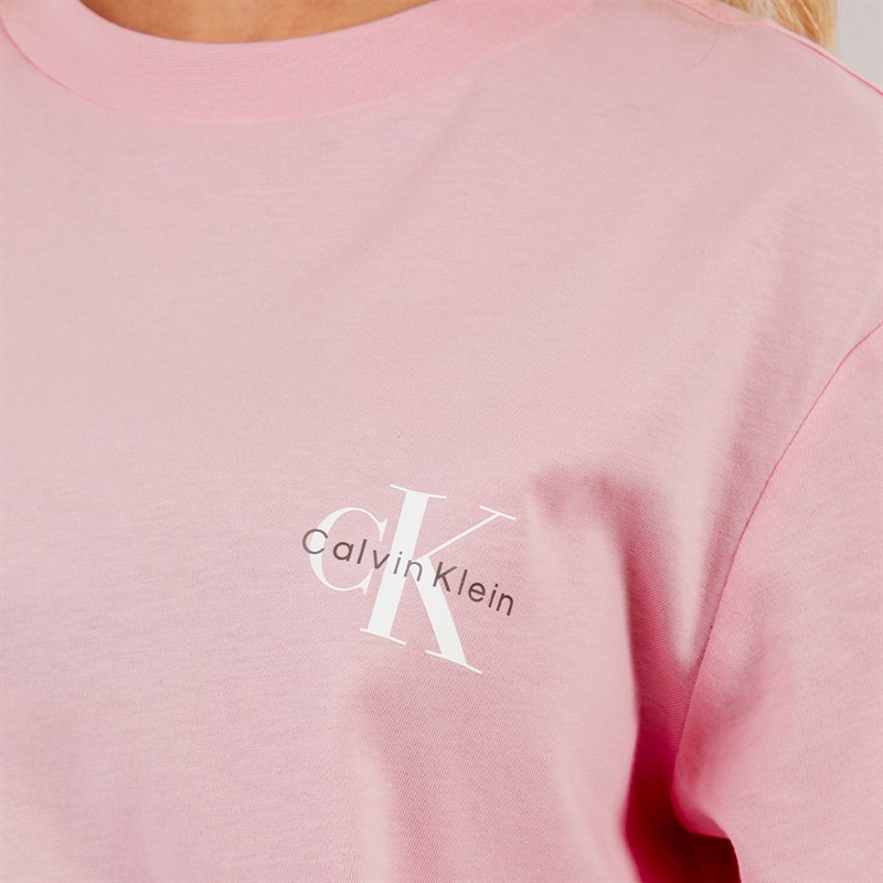 Calvin Klein Womens Logo Two Pack T-Shirts Fairy Tale