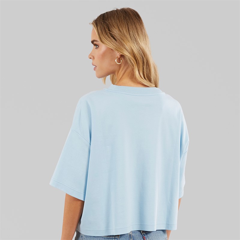 Calvin Klein Womens Graphic T-Shirt Cool Blue