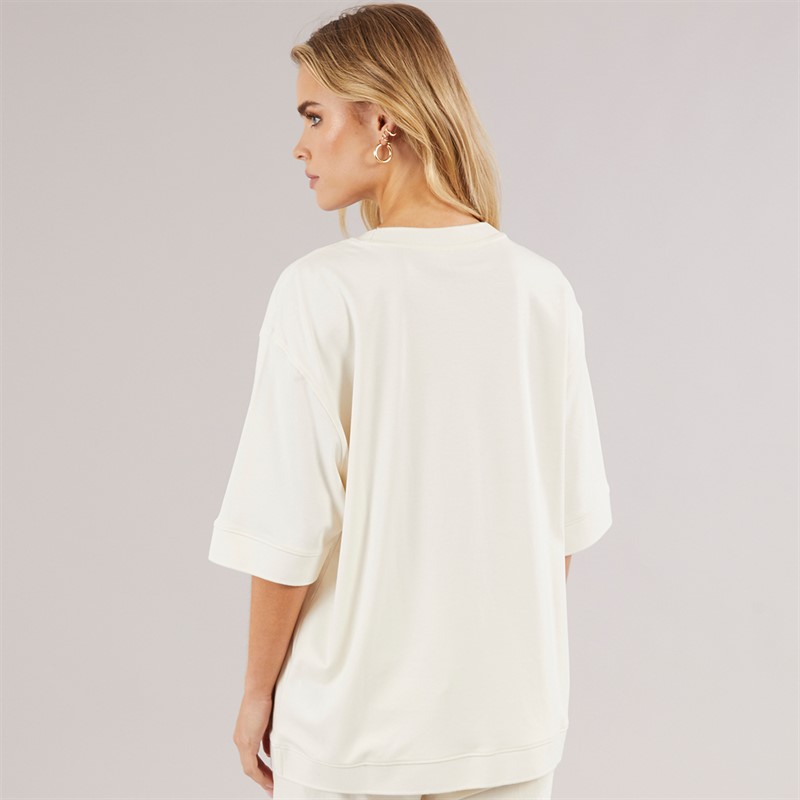 Calvin Klein Womens Oversized T-Shirt Tofu