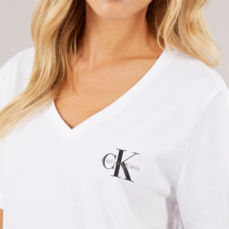 Calvin Klein Womens Logo Two Pack T-Shirts Fairy Tale