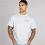 Calvin Klein Mens Chain Stitch T-Shirt Glacier Lake