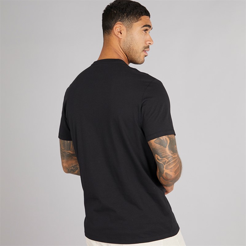 Calvin Klein Mens Tape Graphic T-Shirt Black