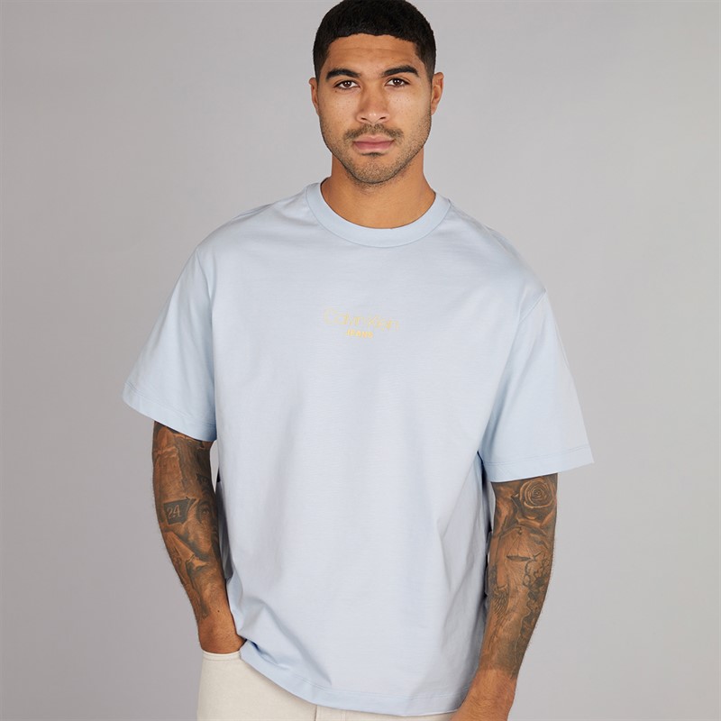 Calvin Klein Mens Relaxed Graphic T-Shirt Plein Air